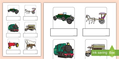 Editable Self-Registration Labels (Old Transport) - Twinkl