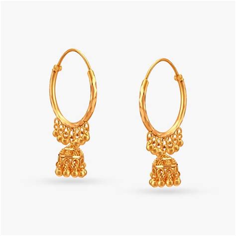 Elegant Rajkot Bali Hoop Earrings