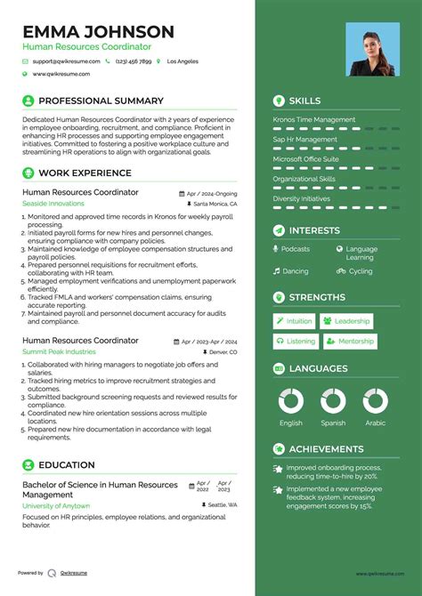 10+ Human Resources Coordinator Resume Samples & Templates for 2025
