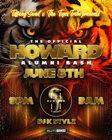 Howard Alumni Bash/R&B and Mimosa Brunch, Humidor Cigar Bar and Lounge ...