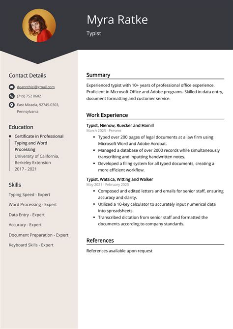 Example Of Biodata
