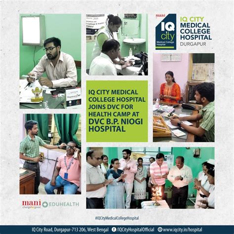 Health Camp by IQ City & DVC at B.P. Niogi…