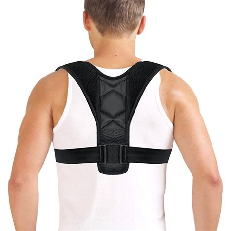 Posture Clavicle Support Corrector Back Straight Shoulders Brace Strap ...