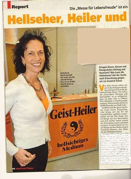 Betrug Unterschlagung Mobbing Hellsichtiges Medium Marita Gerlach in ...