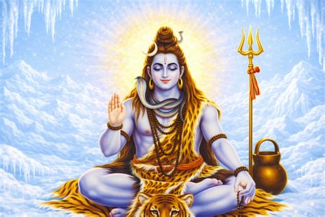 Why the most powerful god Shiva sits on a tiger skin and not golden throne
