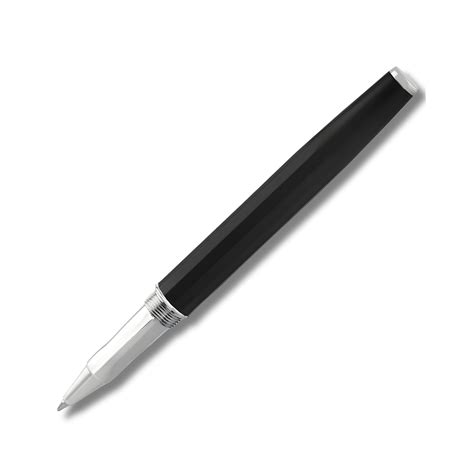 Intellio Germany Jewel Starry Black and Chrome Rollerball Pen – Pen Store