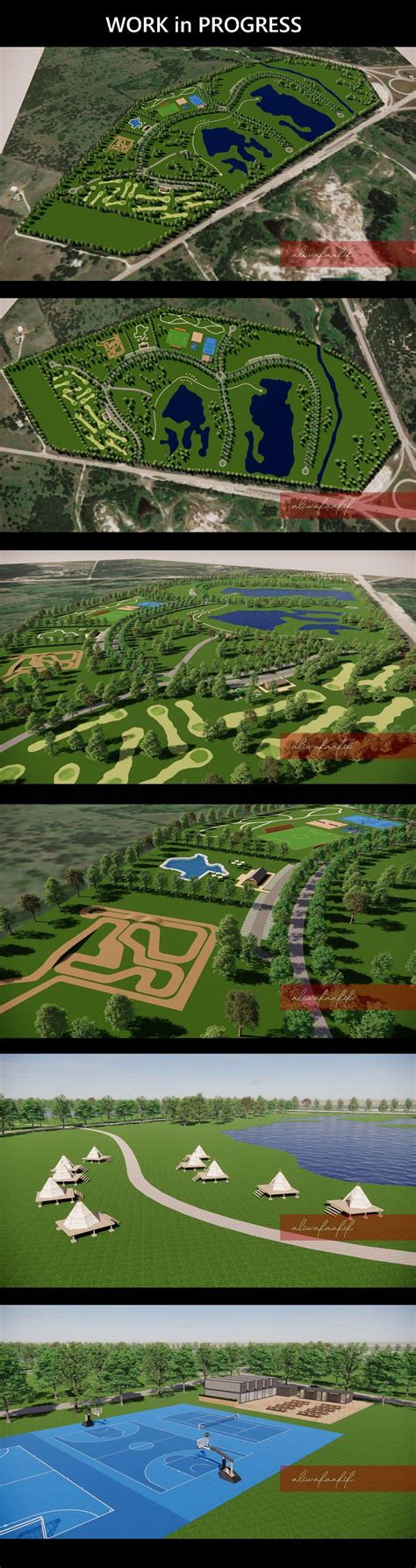 Site plan / map / rendering of ranch lago retreat | Freelancer