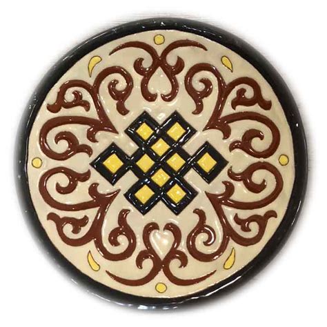 Decorative ceramic plate - Manetiles