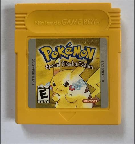 GB Pokemon Yellow : r/gameverifying
