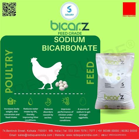 Sodium Bicarbonate - Feed Grade - Solvay Boiling Point: 333.6 C Degree ...