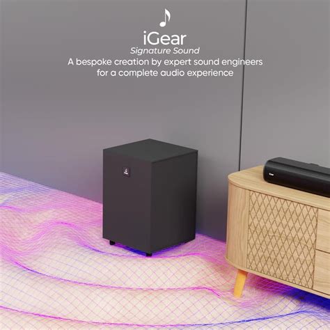 iGear Amplify 120W Soundbar with Subwoofer - Bluetooth v5.3, iGear ...