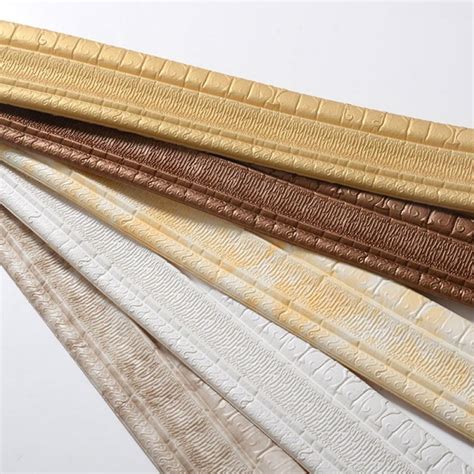 Buy JANDEL 3D Wall Borders line Sticker Peel and Stick Wall Edges ...