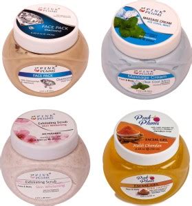 PINK PLUMS Glowing Diamond FacePack, Cool Mint Massage Cream, Skin ...