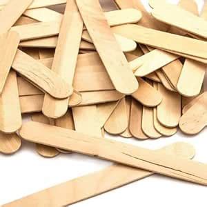 EOS- BUILDING TRUST Natural Wooden Ice Cream Sticks Popsicle Sticks for ...