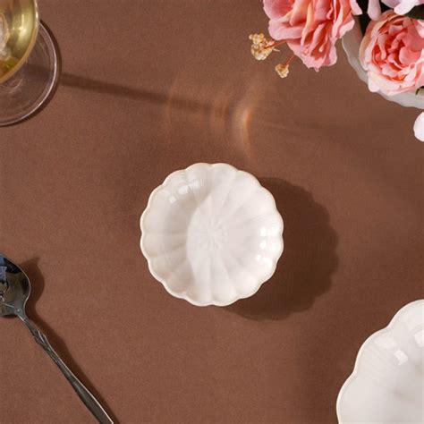 Ocean Ceramic Dessert Plate White 4 Inch Online - Premium Small Plate ...