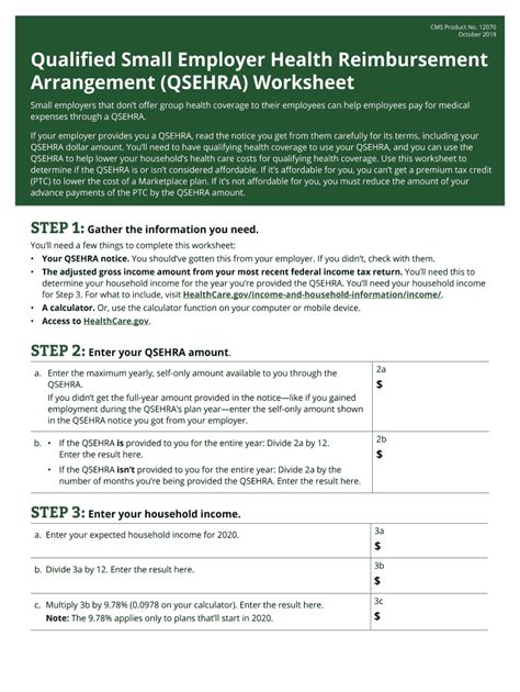 Fillable Online Qualified Small Employer Health Reimbursement ...