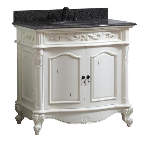 Avanity Provence 37-in Antique White Undermount Single Sink Bathroom ...