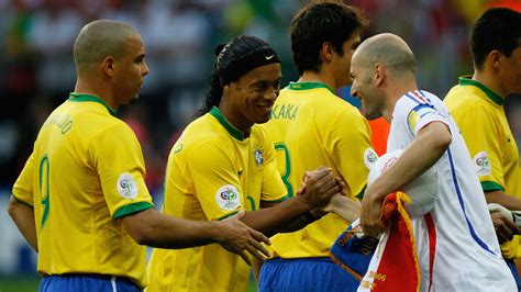 Brazil vs France in the 2006 World Cup saw Ronaldo, Ronaldinho and Kaka ...