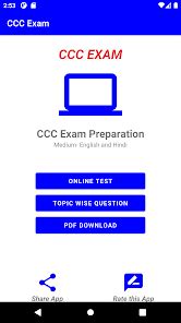 CCC Online Test: Practice App – Apps on Google Play