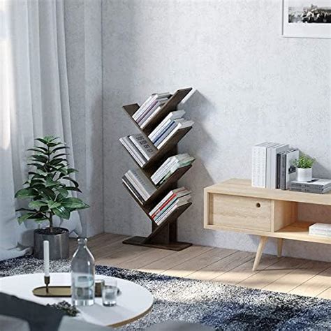 Tinbell® Wooden Bookcase for Home, Office and Library, Engineering Wood ...