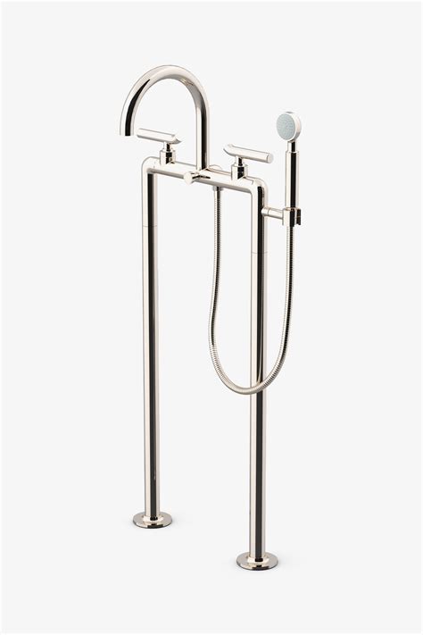 Bond Solo Series Floor Mounted Exposed Tub Filler with Handshower and ...