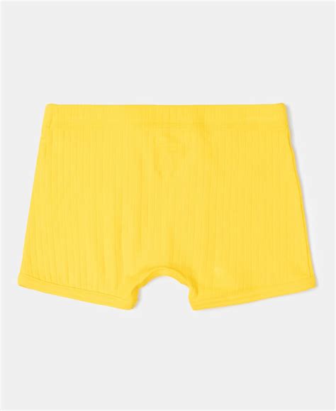 Buy Super Combed Cotton Rib Fabric Solid Trunk with Front Open Fly and ...