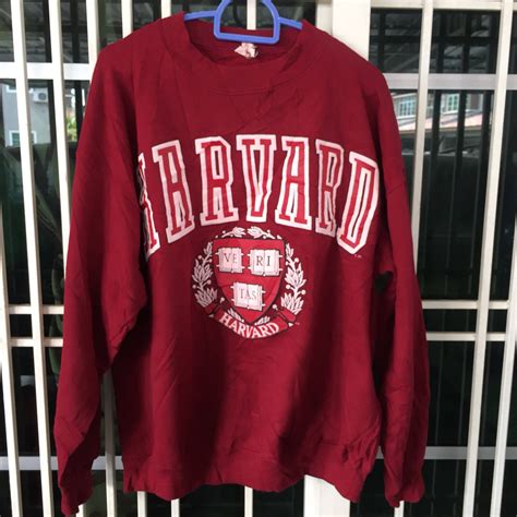 Vintage 80s 90s HARVARD University Sweatshirt / Crewneck / Spellout ...