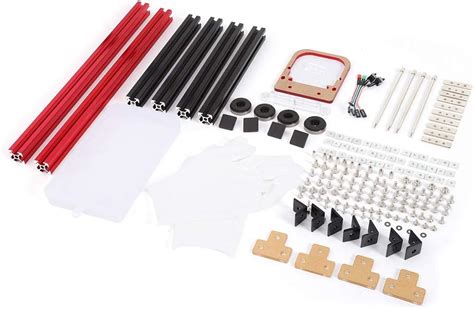 Buy M-ATX Computer Chassis Rack, DIY Mini Open Aluminum Alloy Blocks ...