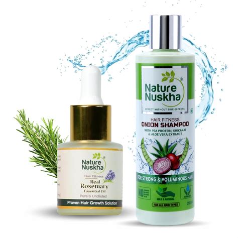 Buy Nature Nuskha Hair Growth Combo Kit - Real Rosemary Essential Oil ...