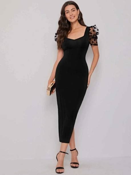 Black Party Dresses - Buy Black Party Dresses online at Best Prices in ...