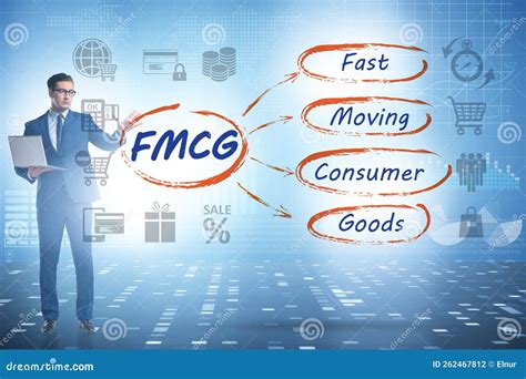 FMCG Concept - Fast Moving Consumer Goods Stock Illustration ...
