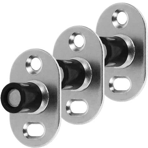 3pcs Barn Door Floor Stopper Dual Bearings Stainless Steel Sliding Door ...