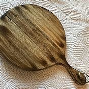 Buy T One Woods Indian Pure Wood Round Cutting/Chopping Serving Board ...