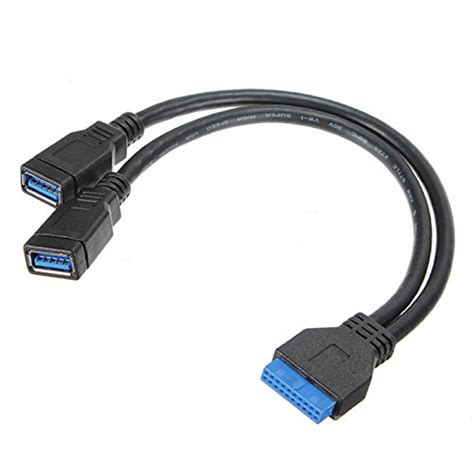 Amazon.in: Buy Cy 2 Ports USB 3.0 Female to Motherboard 20Pin Header ...