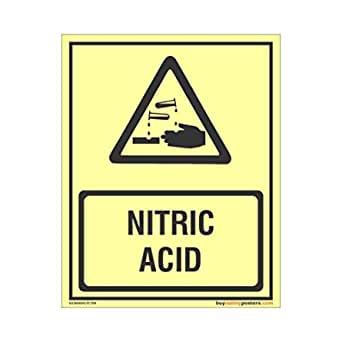 buysafetyposters.com - Nitric Acid Glow Sign - Glow In Dark Sunboard ...