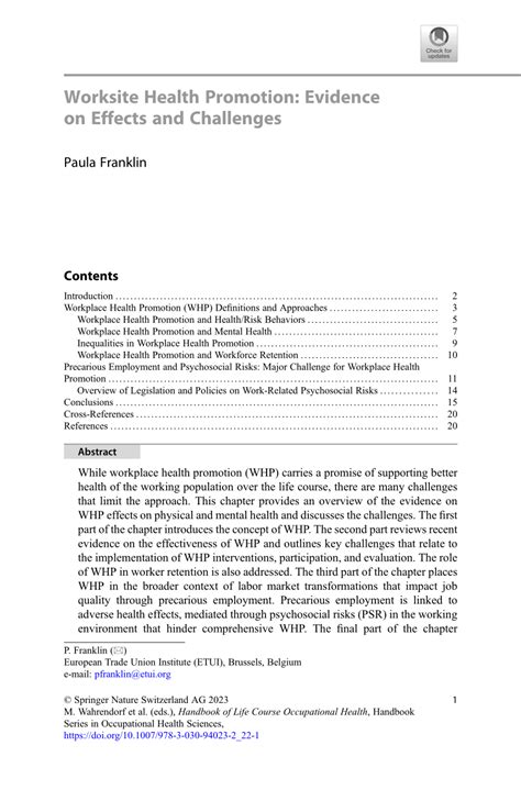 Image result for Worksite Health Promotion