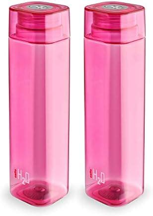 CELLO H2O Squaremate Plastic Water Bottle | Lid is sealed by a silicone ...