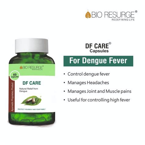 DF Care Capsules | For Dengue Fever | Dengue Medicine | 60 Capsules: O ...