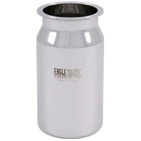 Eagle Stainless Stainless Steel Sanitary Container; 2L, 4" Flange from ...