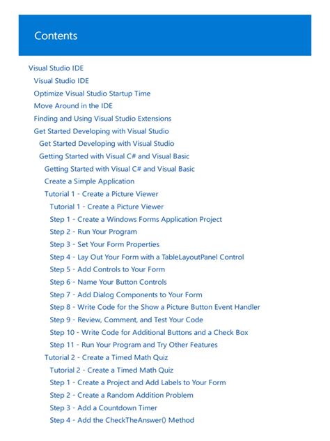 Image result for Visual Studio 2022 Tutorial PDF