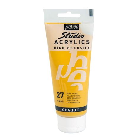 Pebeo Studio Acrylic Yellow Ochre 100 ML | Art Lounge