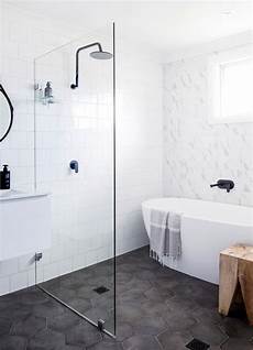 Hexagon Tile Bathroom Floor by Hexagon Bathroom Floor Tile Centsational Style Hexagon Tile Bathroom Floor