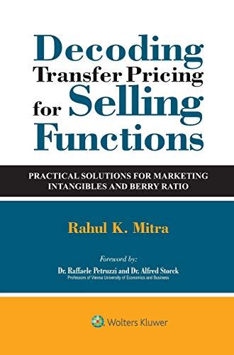 Buy Decoding Transfer Pricing for Selling Functions - Practical ...