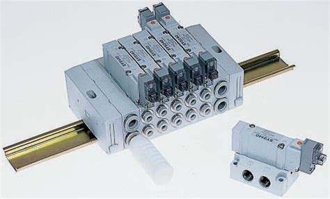 SY3440-5LOU-Q SMC | SMC 5/3 Pneumatic Solenoid Valve - Pilot/Pilot ...