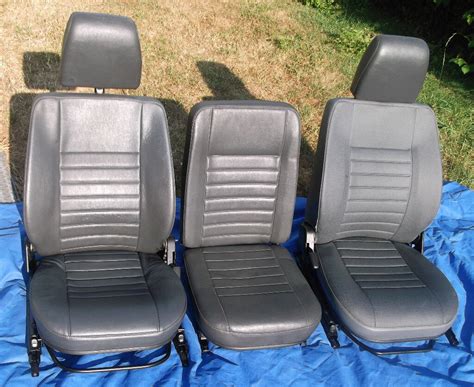 Land Rover Defender Front & Middle Seats (Frames included) 90 110 Tdi ...