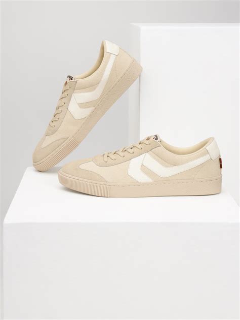 Men's Beige Colorblock Sneakers – Levis India Store