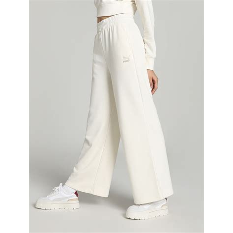 Buy Puma CLASSICS Relaxed Women Off White Sweatpants Online