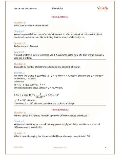 NCERT Solutions for Class 10 Science Chapter 12 的图像结果