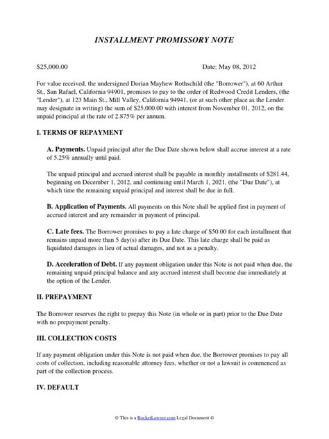 Installment Note 的图像结果