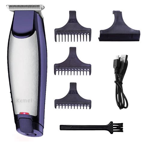 Men's Self-Cut Hair Trimmer Waterproof Cordless Rechargeable Hair ...